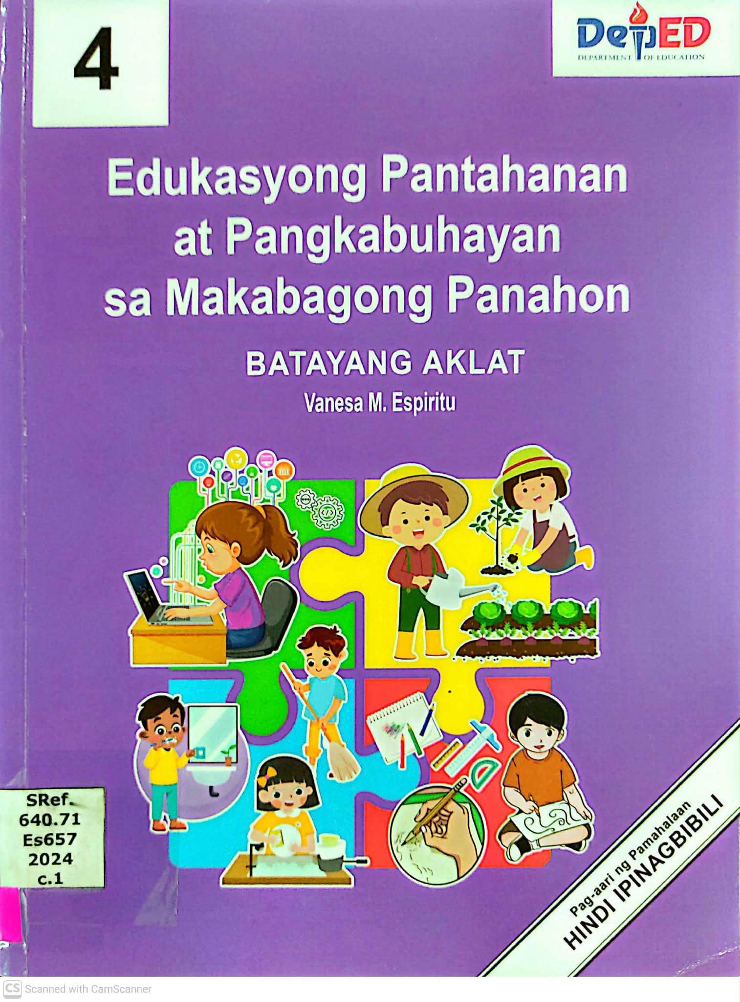 Edukasyong Pantahanan at Pangkabuhayan sa Makabagong Panahon: Batayang Aklat 4