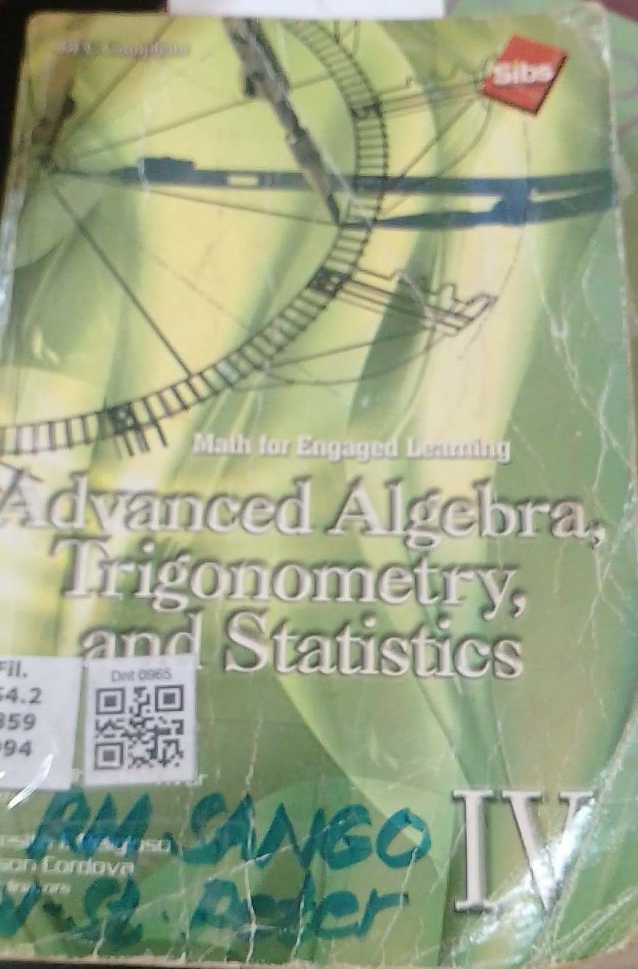 Advance Algebra, trigonometry and Statistics