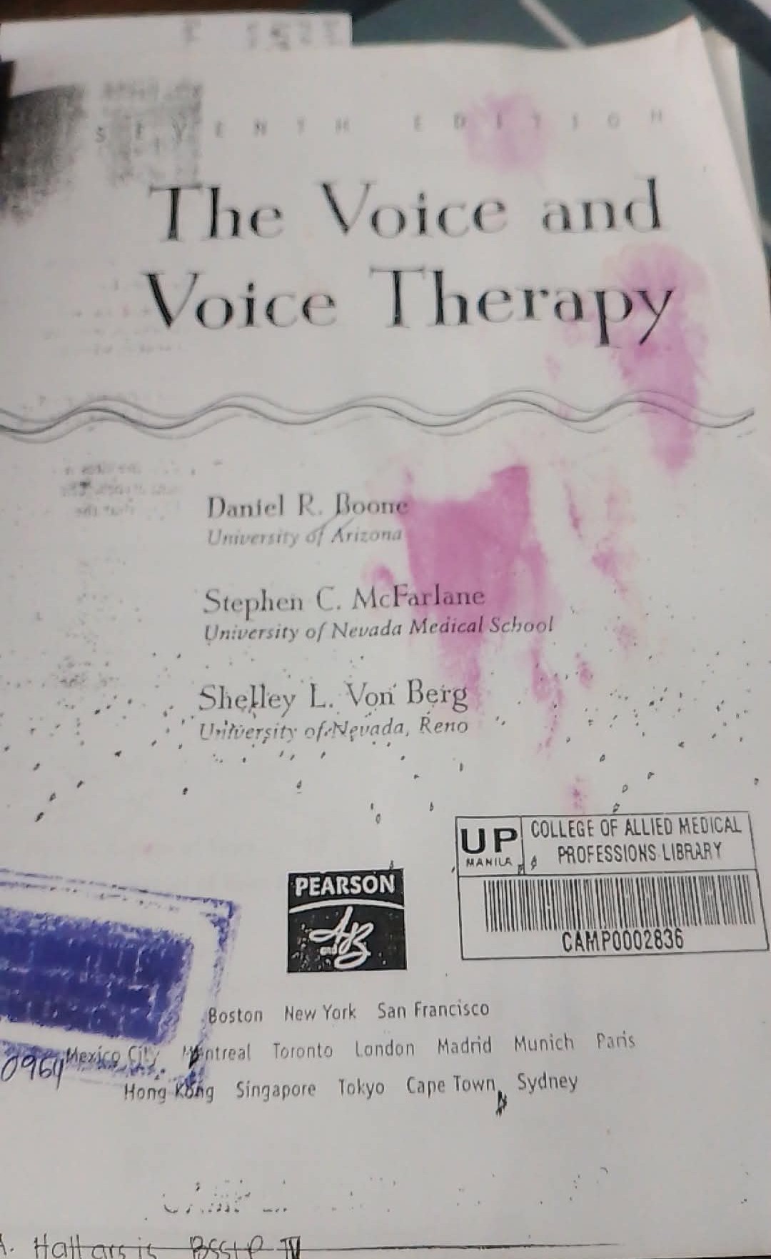 The Voice and Voice Therapy