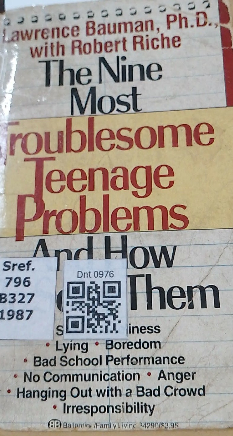 The nine most trouble some teenager problems: